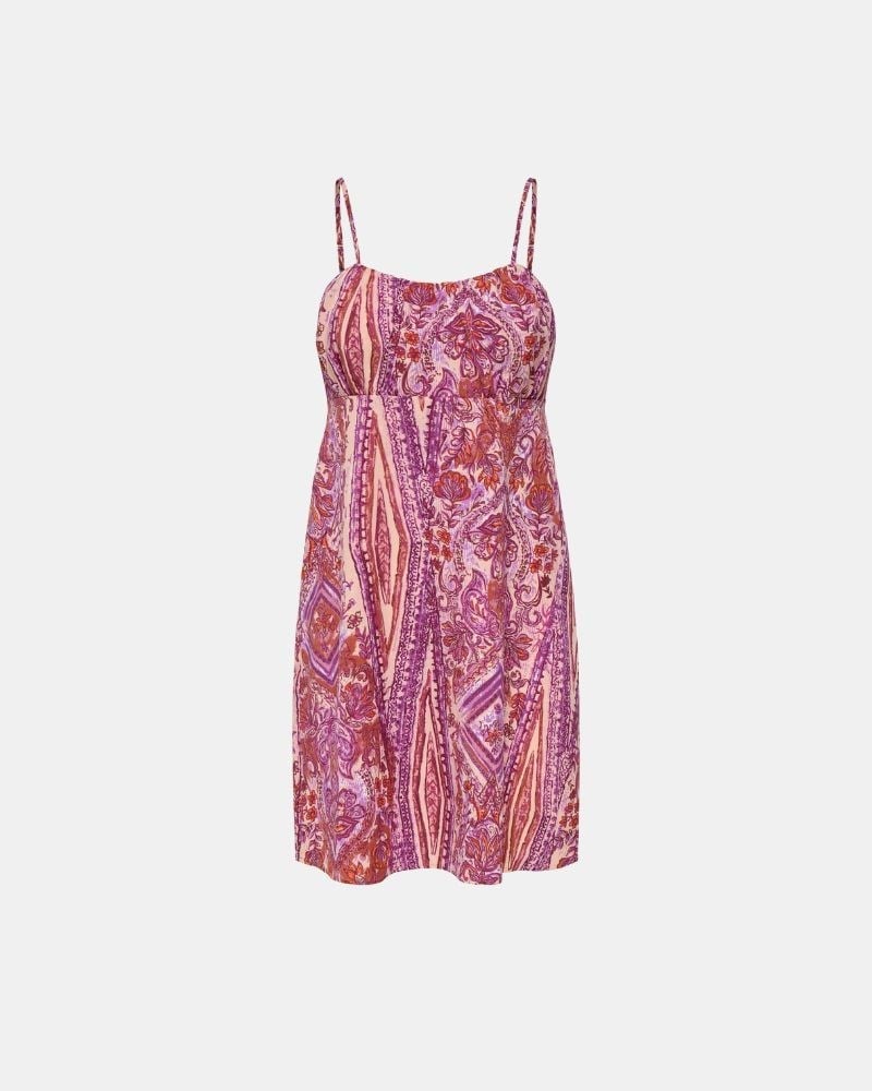 Only ONLNOVA LIFE VIS ALEXIS DRESS WVN Fuşya Kadın Elbise