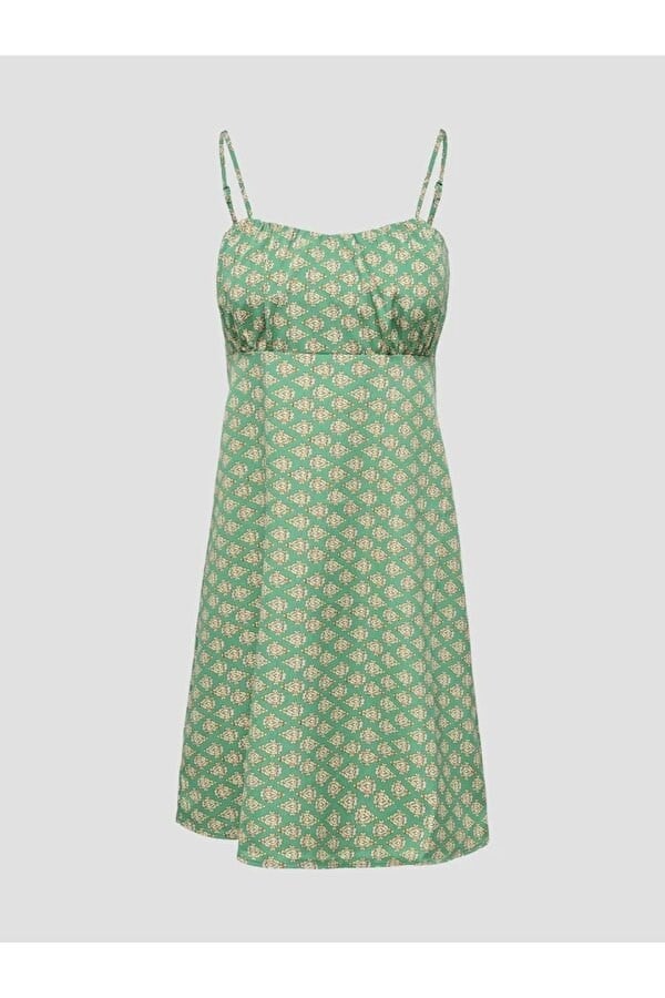 Only ONLNOVA LIFE VIS ALEXIS DRESS WVN Yeşil Kadın Elbise