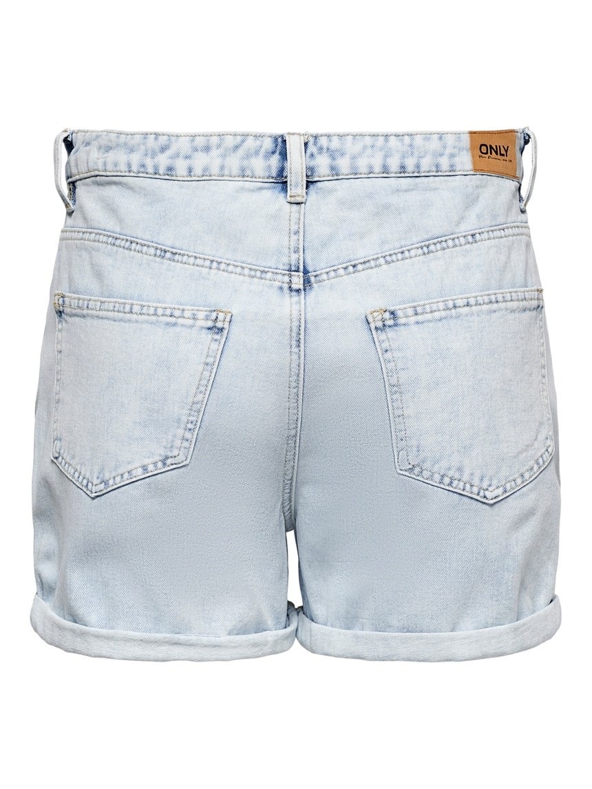 Only ONLPHINE DNM SHORTS NOOS Açık Mavi Kadın Şort