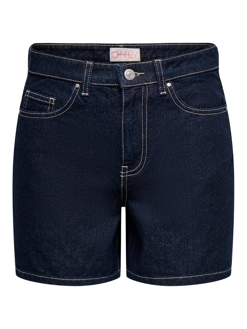 Only ONLPHINE DNM SHORTS NOOS Lacivert Kadın Şort