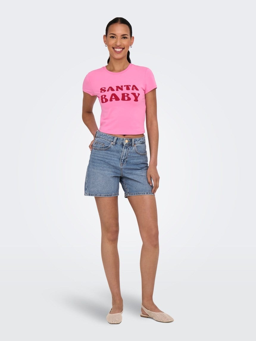 Only ONLPHINE DNM SHORTS NOOS Mavi Kadın Şort