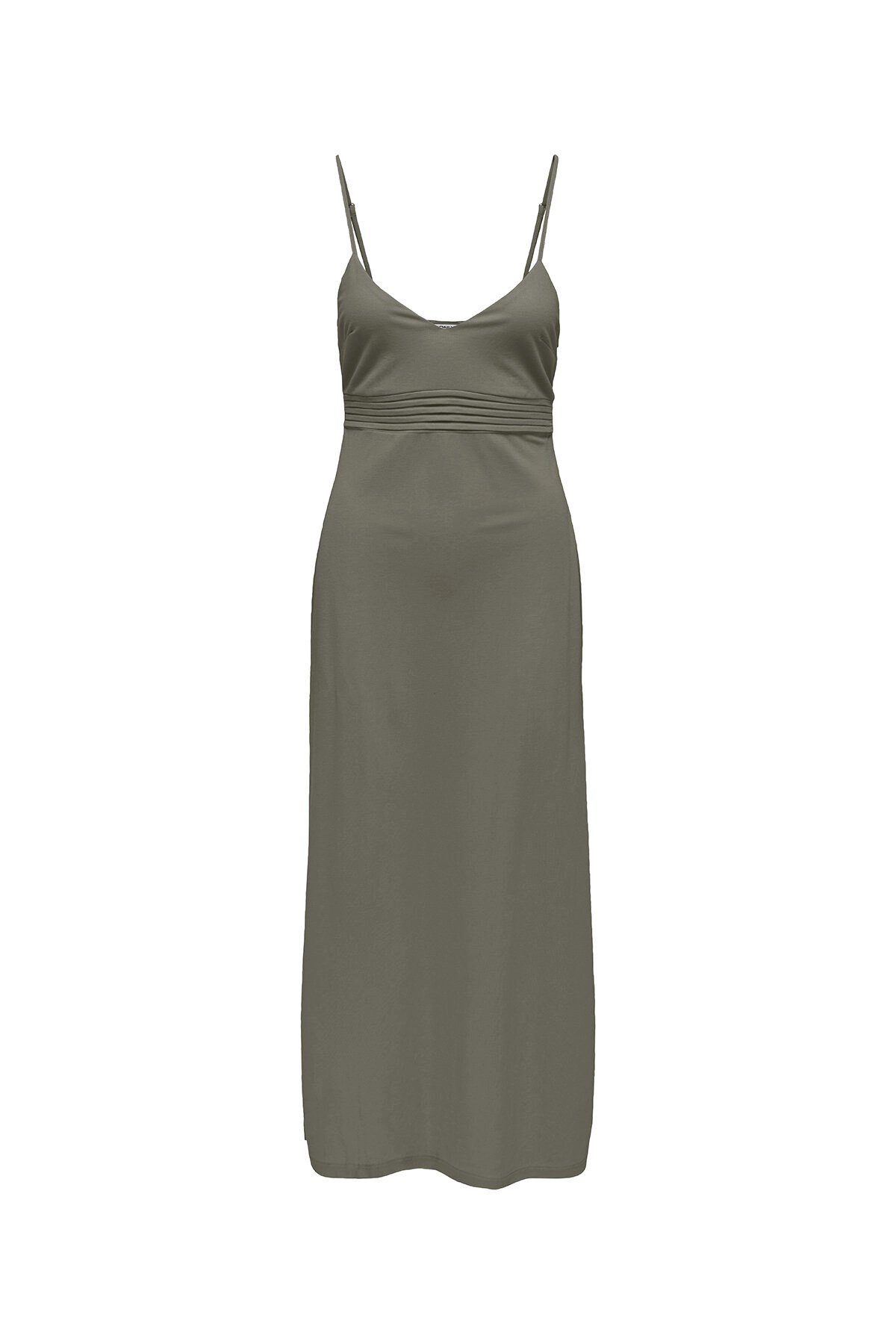 Only ONLSAKURA SL MIDI V-NECK STRAP DRESS WVN Haki Kadın Elbise