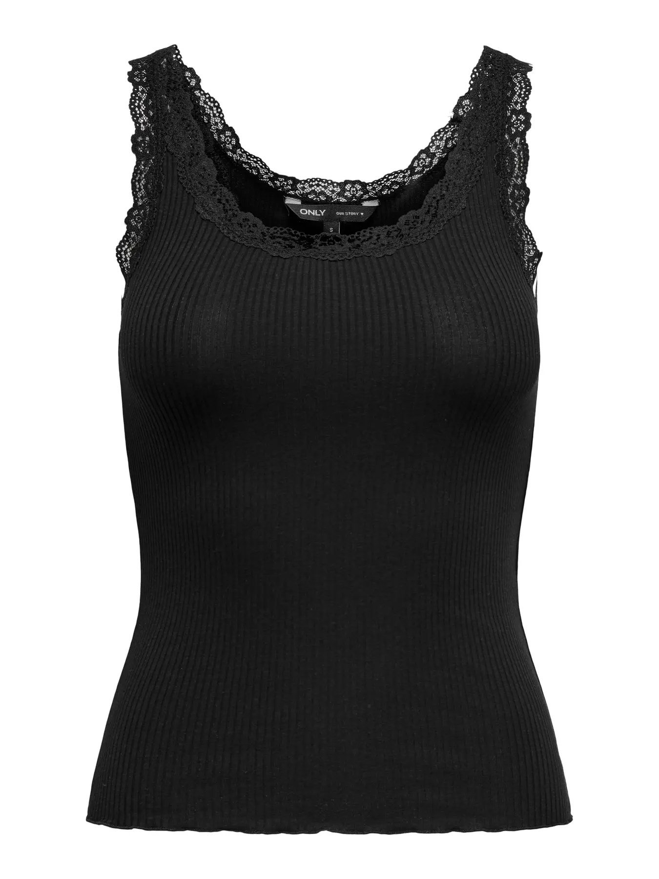 Only ONLSARA SHARAI TANK TOP JRS NOOS Siyah Kadın Atlet