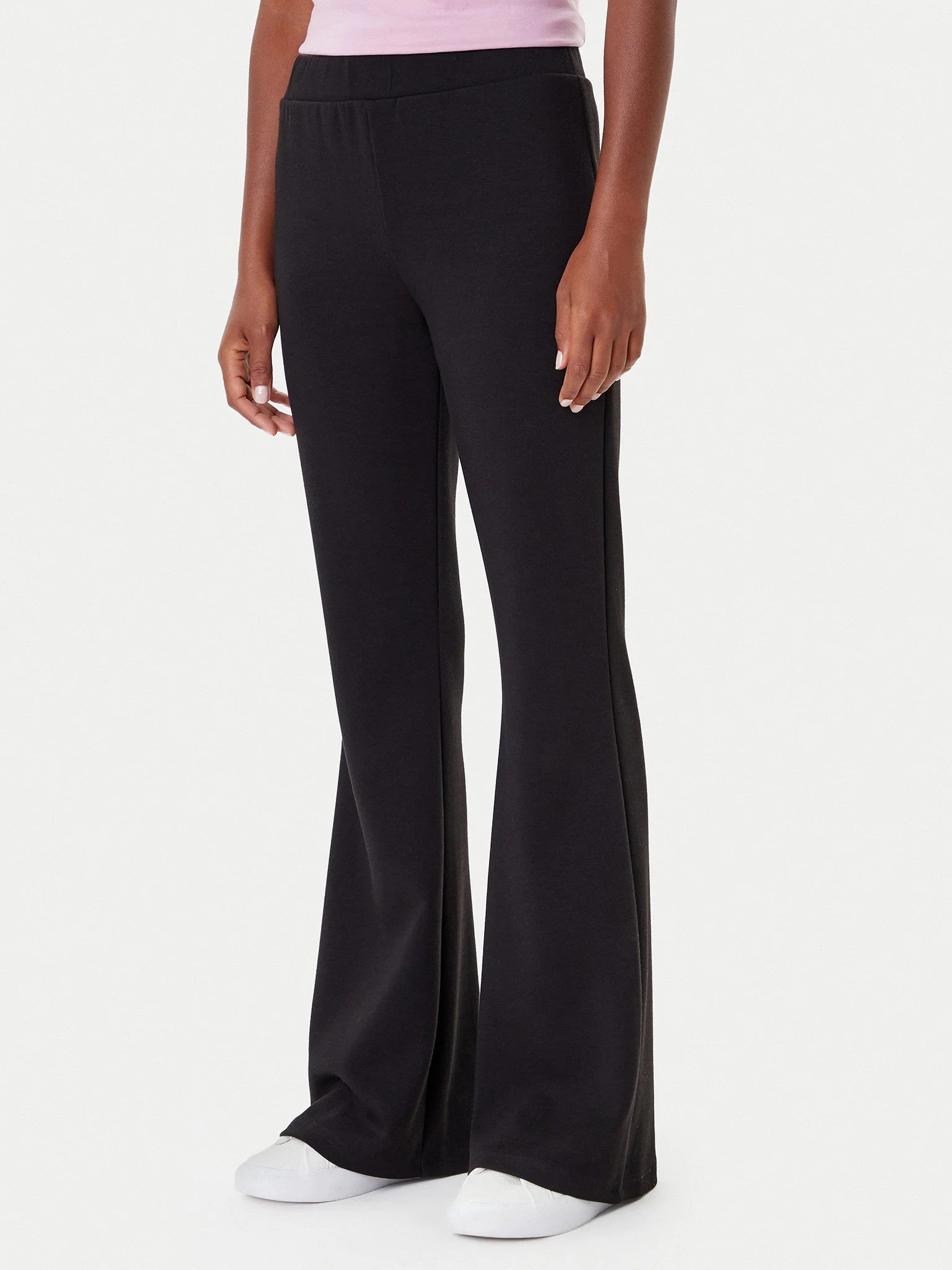 Only ONLSCARLETT FLARED PANT UB SWT Siyah Kadın Pantolon