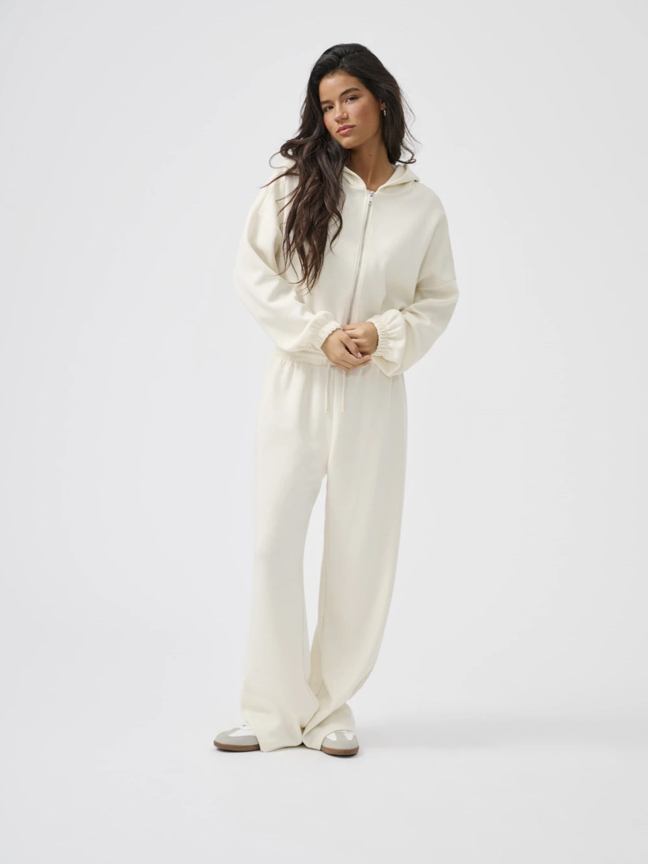 Only ONLSCARLETT WIDE PANT SWT NOOS Beyaz Kadın Pantolon