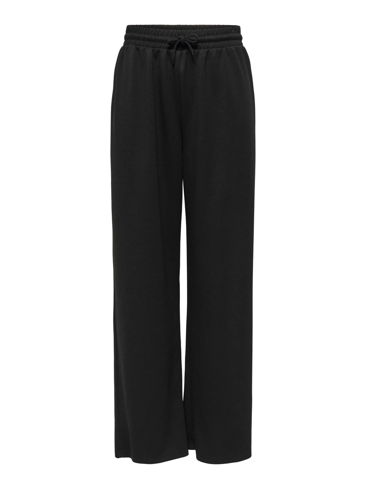 Only ONLSCARLETT WIDE PANT SWT NOOS Siyah Kadın Pantolon