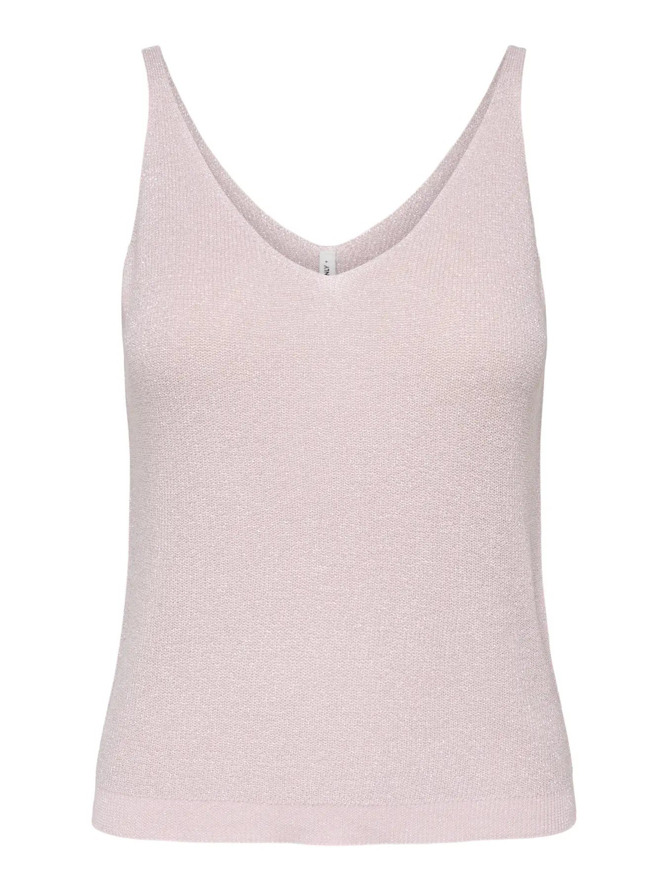 Only ONLSHINA SL GLITTER TOP KNT Pembe Kadın T-Shirt