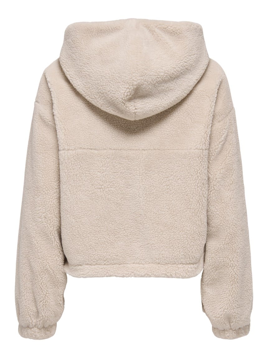 Only ONLSIENA TEDDY ANORAK LIFE CC OTW Bej Kadın Mont