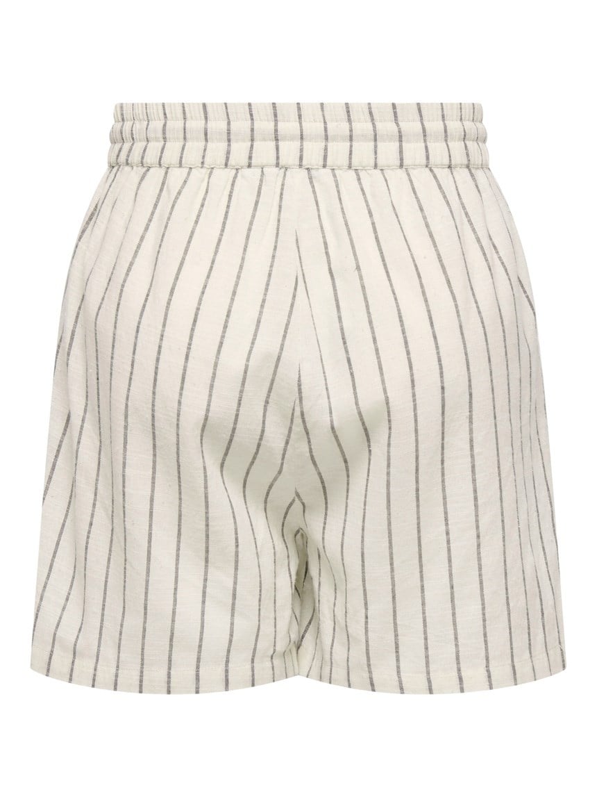 Only ONLTIZANA STRIPE STRING SHORTS WVN NOOS Beyaz Kadın Şort