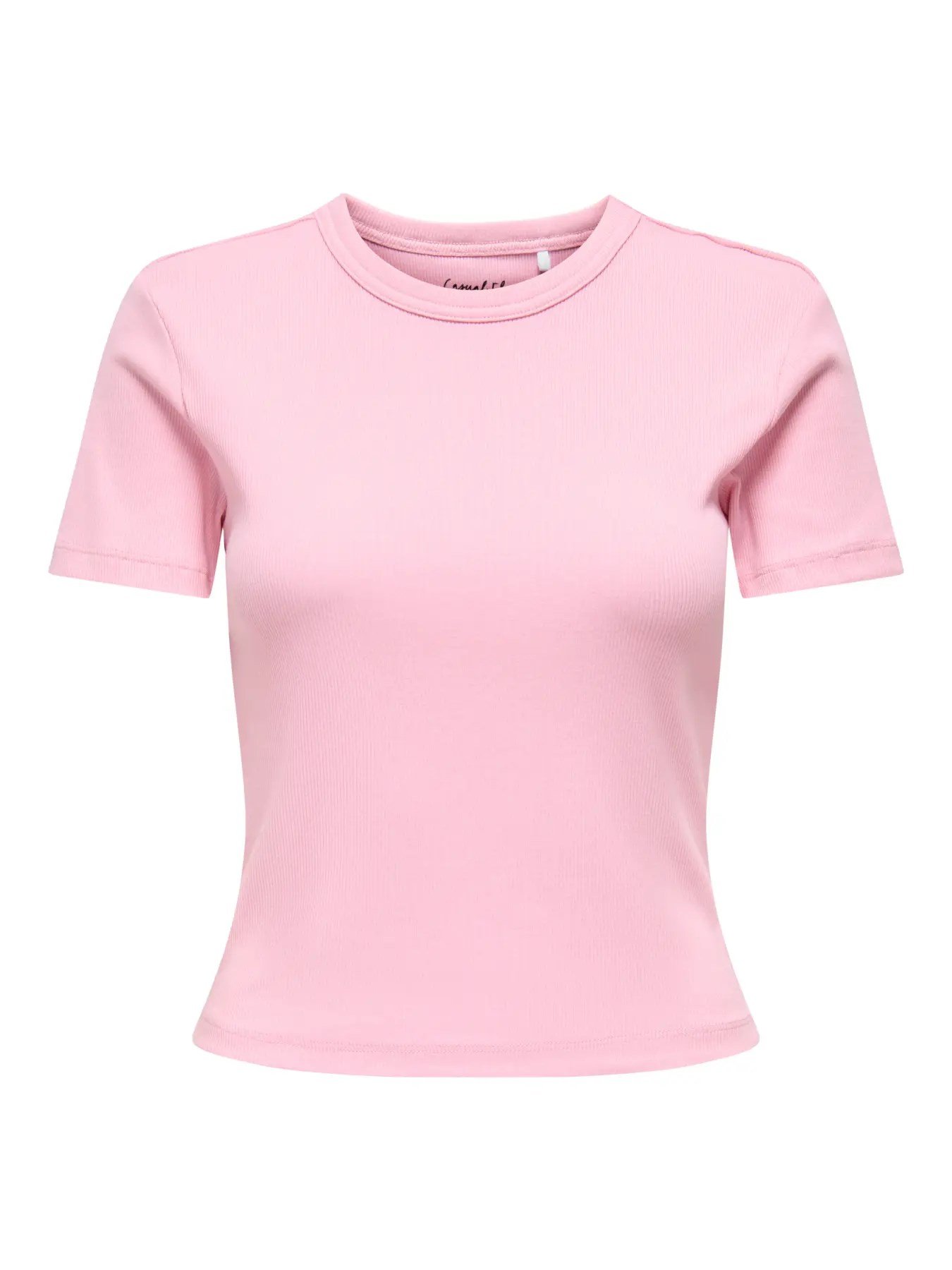 Only ONLVAL S/S O-NECK TOP JRS NOOS Pudra Kadın T-Shirt
