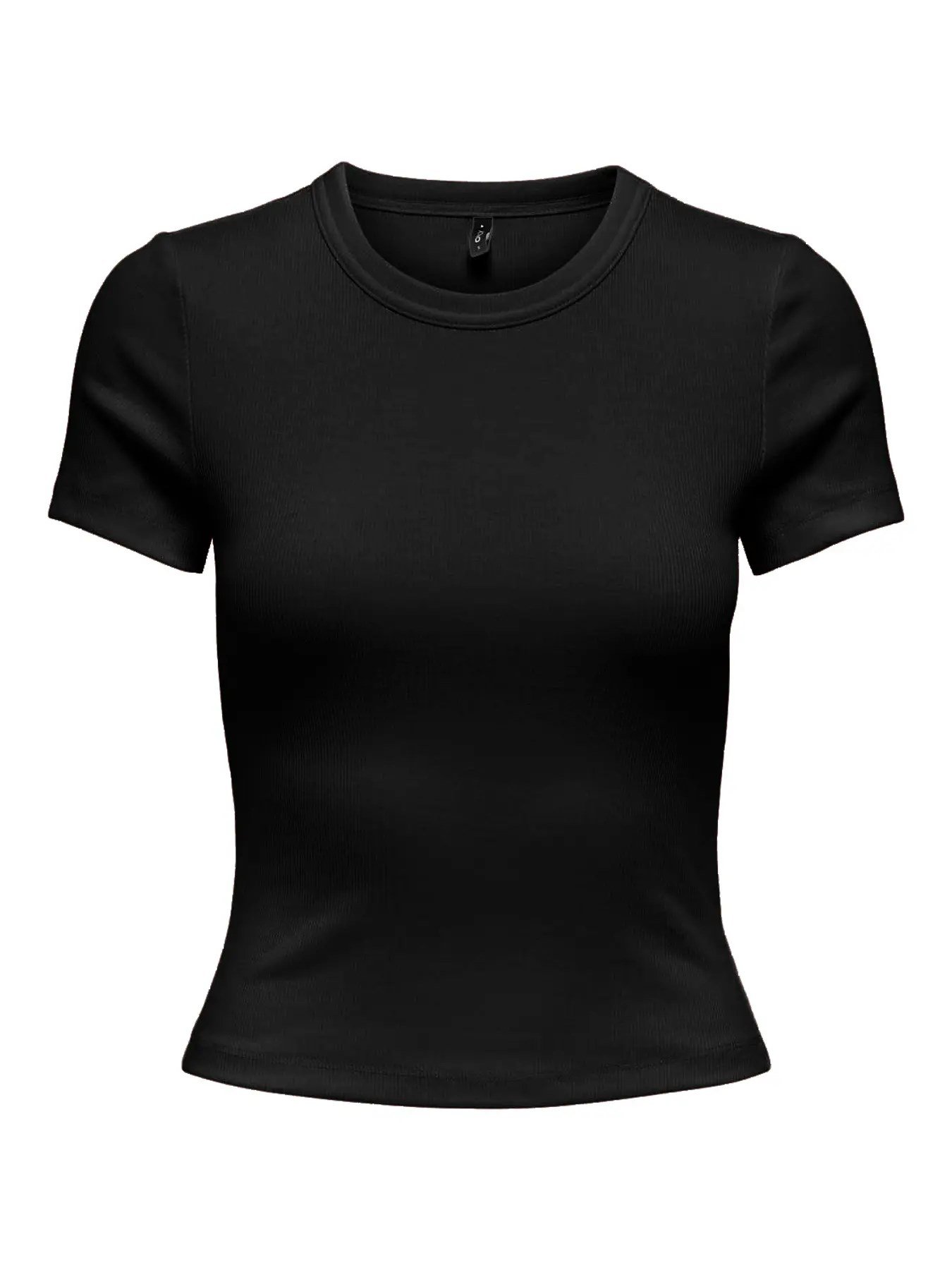 Only ONLVAL S/S O-NECK TOP JRS NOOS Siyah Kadın T-Shirt