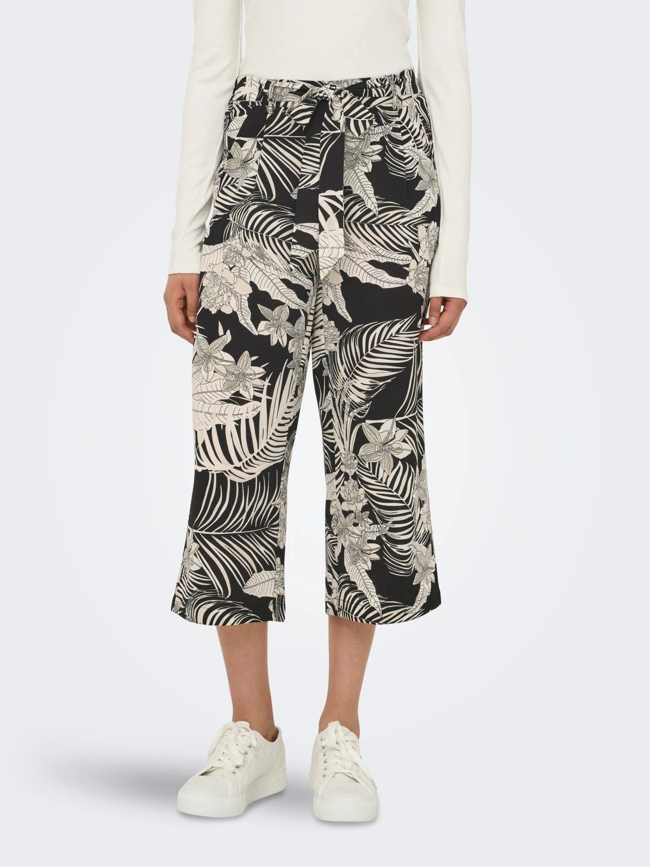 Only ONLWINNER LIFE CULOTTE PANT NOOS WVN Siyah Kadın Pantolon