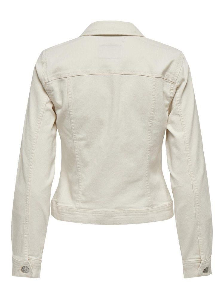 Only ONLWONDER DNM JACKET NOOS Beyaz Kadın Ceket