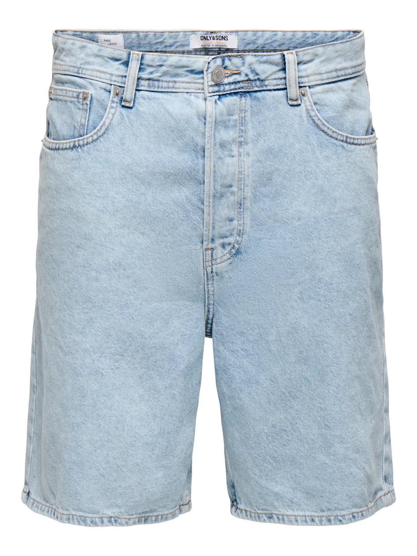 Only&Sons ONSFADE LOOSE BOX TAI DNM SHORTS VD Mavi Erkek Şort