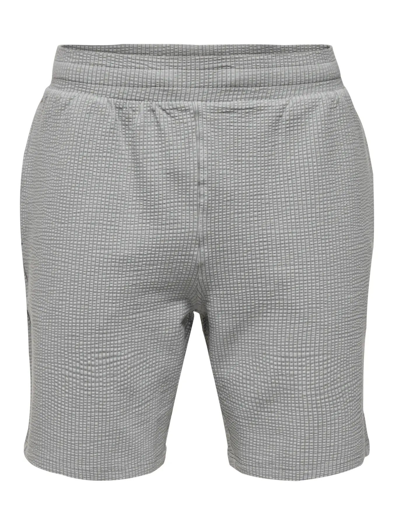 Only&Sons ONSKIAN LIFE REG SEERS. STRP SHORTS VD Gri Erkek Şort 22036544