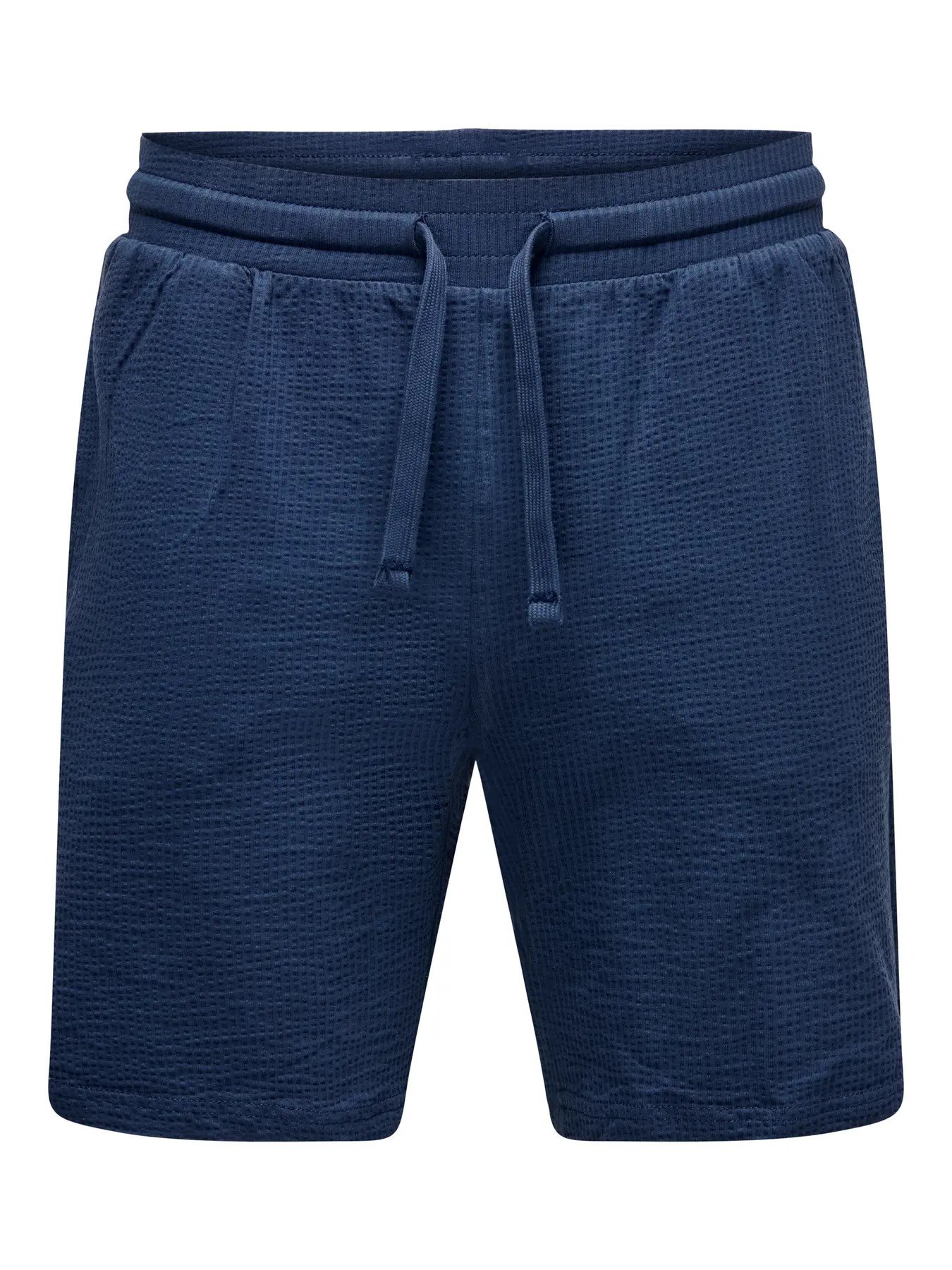Only&Sons ONSKIAN LIFE STRAIGHT SEERS. SHORTS NOOS Lacivert Erkek Şort