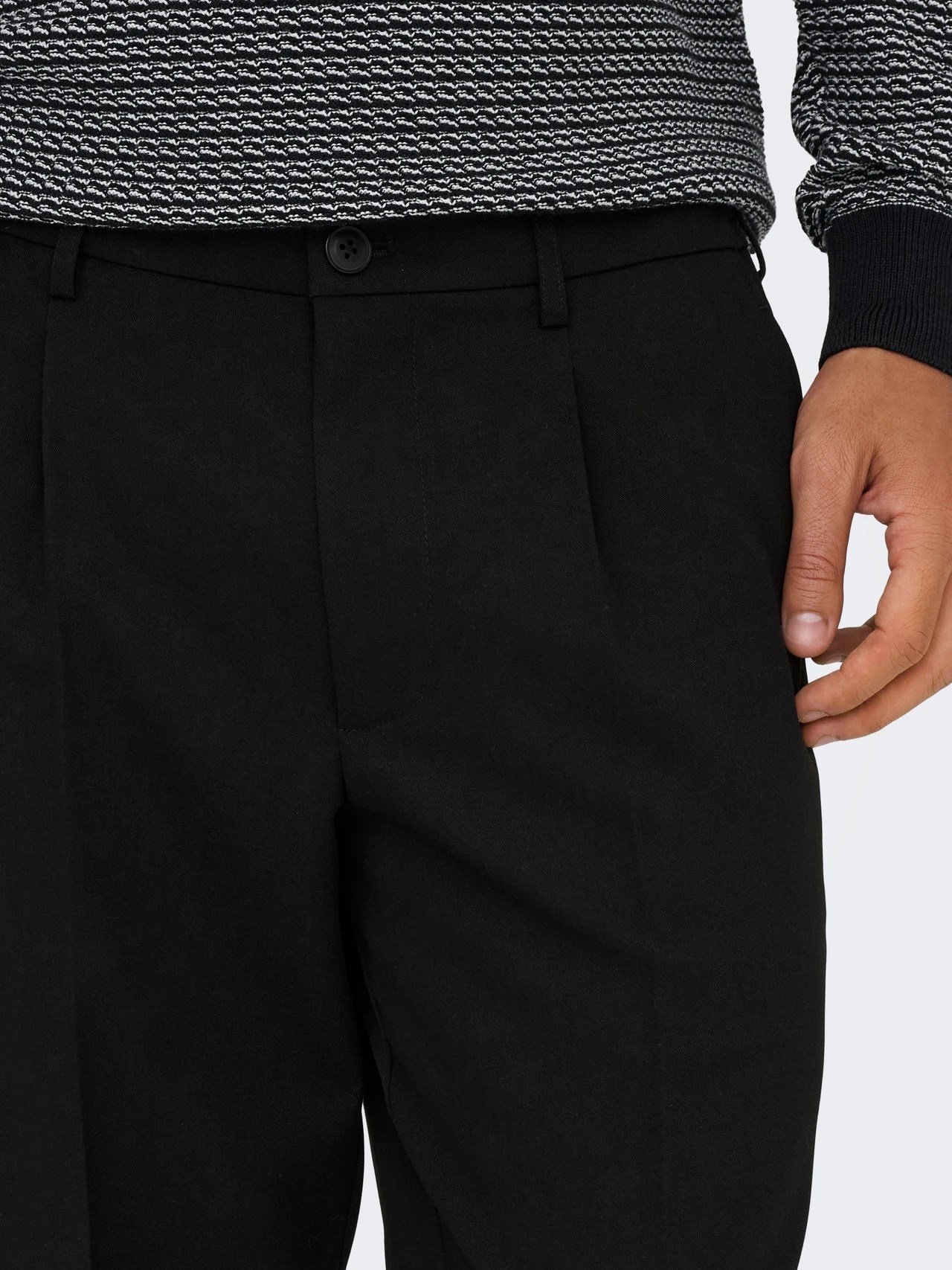 Only&Sons ONSMIRO TAILORED TAP 0346 PANT FRML NOOS Siyah Erkek Pantolon