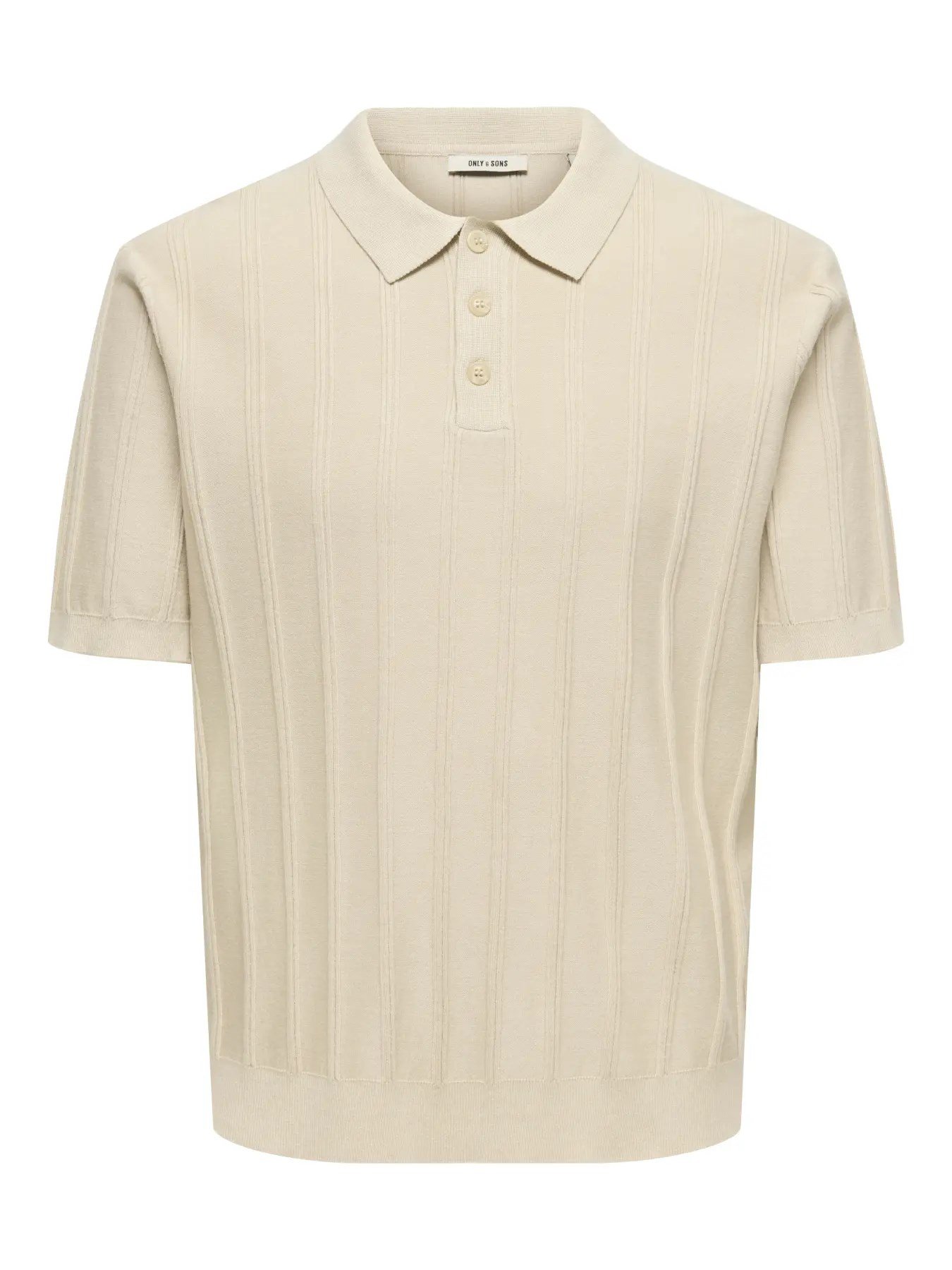 Only&Sons ONSTHIJS  RLX SS POLO KNIT Bej Erkek T-Shirt