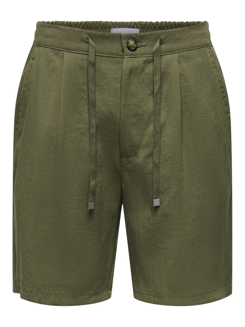Only&Sons ONSWAKE LOOSE 0329 SHORTS FRML Haki Erkek Şort