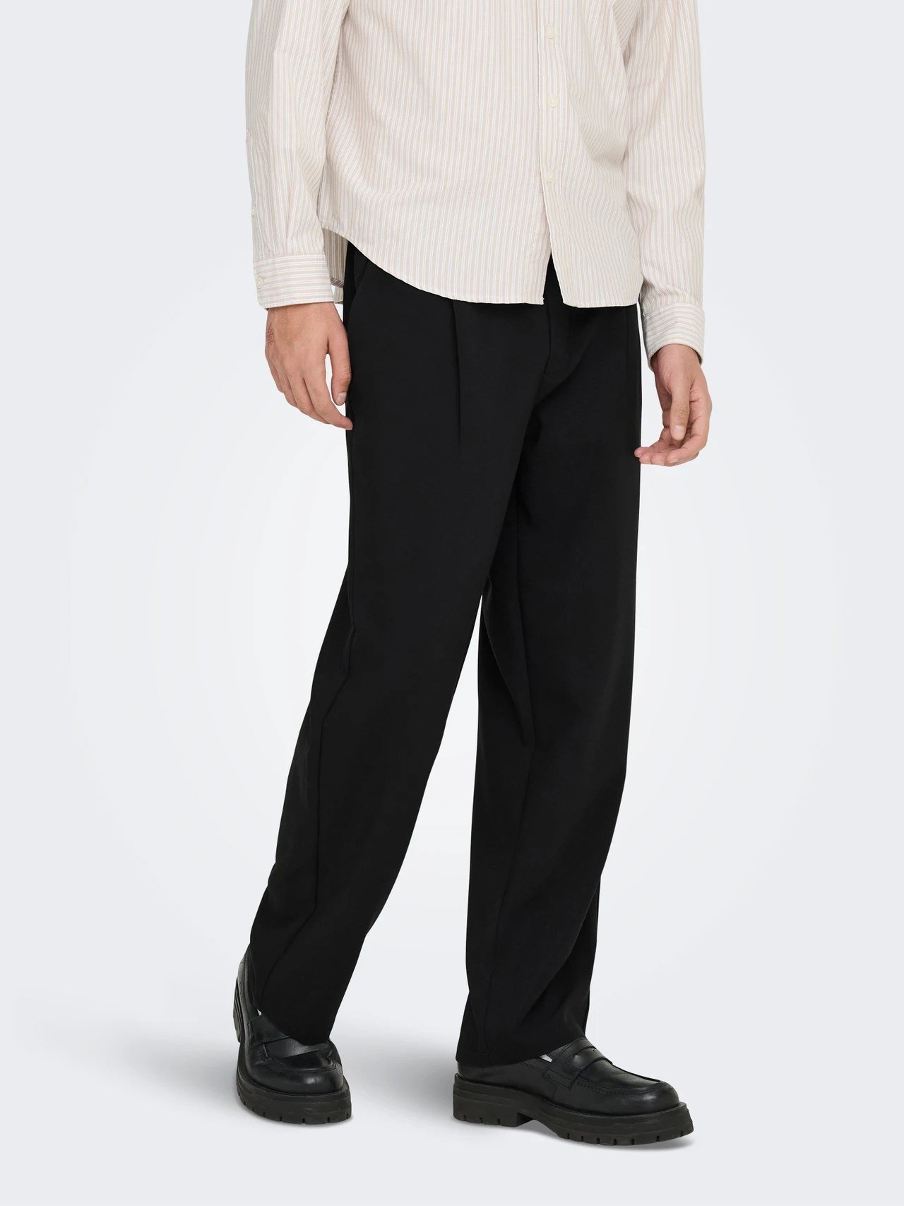 Only&Sons ONSWILL 0292 LOOSE STRING PANT FRML NOOS Siyah Erkek Pantolon