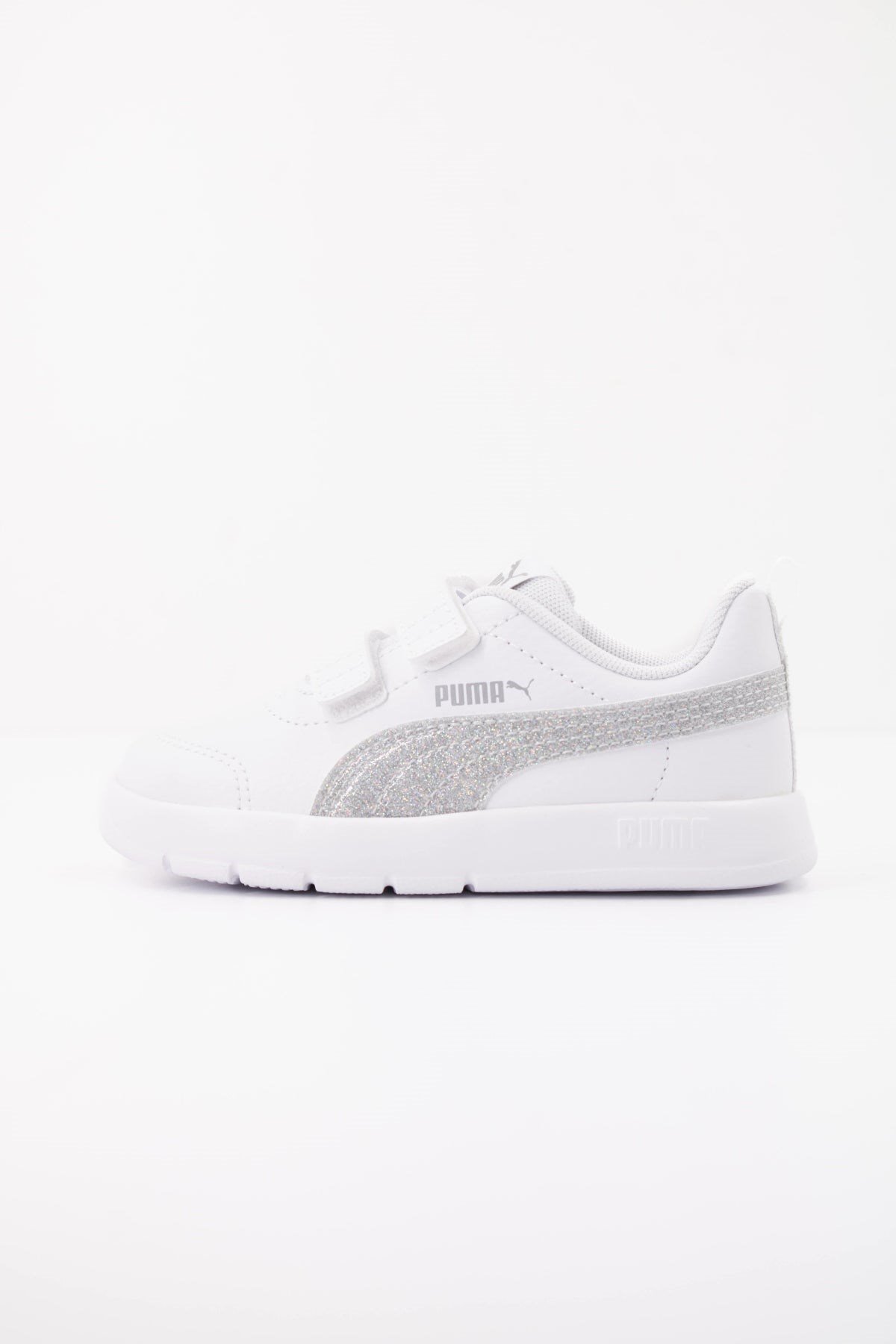 Puma Courtflex V3 Glitz V Inf Beyaz Kız Çocuk Günlük Spor Ayakkabı