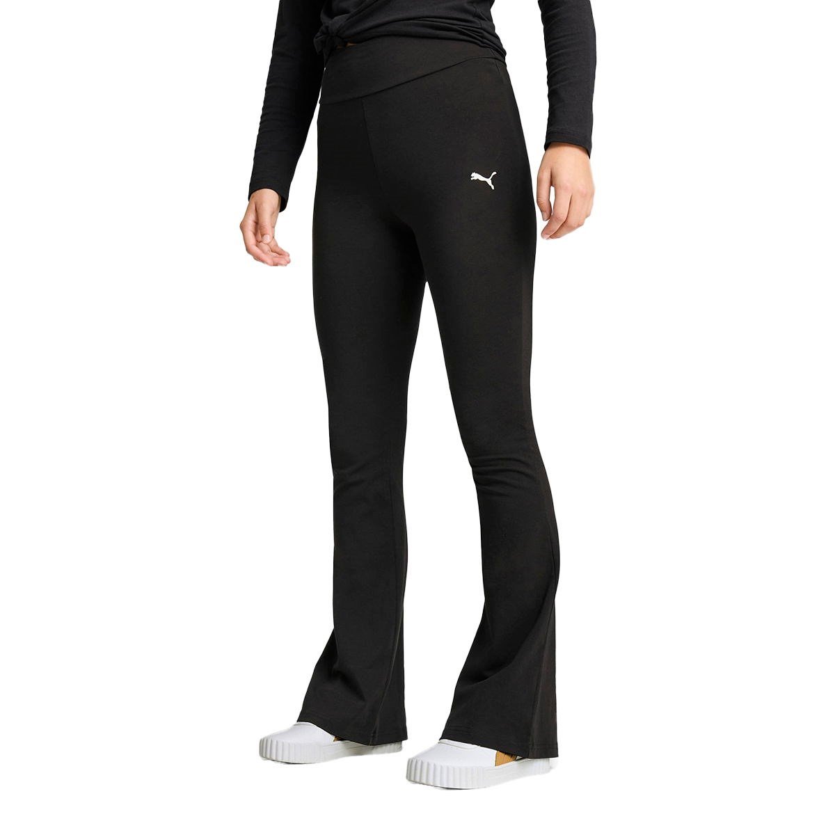Puma ESS High-Waist Flared Leggings Siyah Kadın Tayt