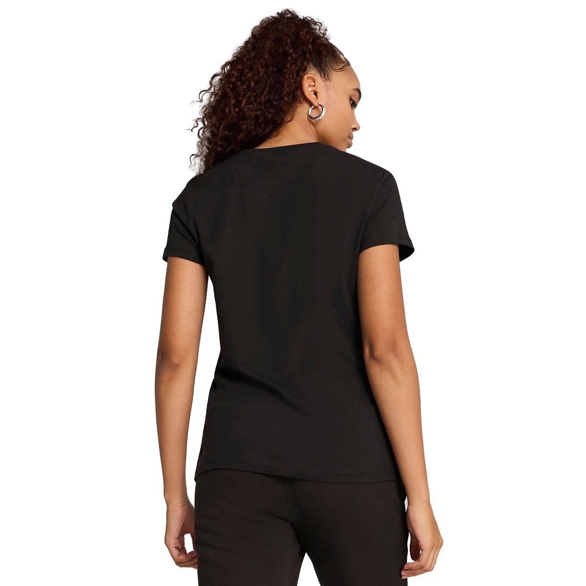 Puma ESS No. 1 Logo Tee Siyah Kadın T-Shirt 68237001