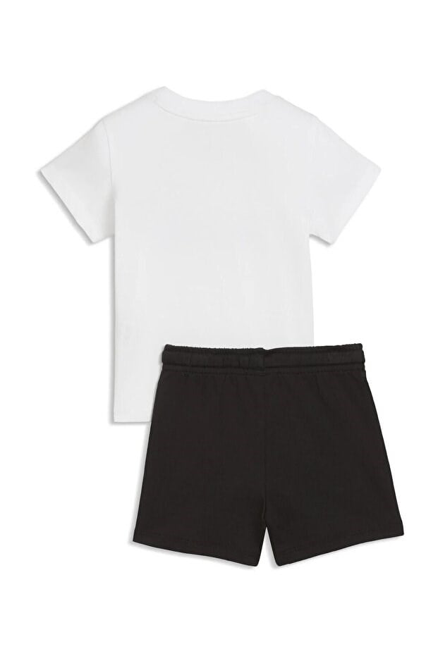 Puma ESS Tee and Shorts Set Siyah Unisex Çocuk Eşofman Takımı