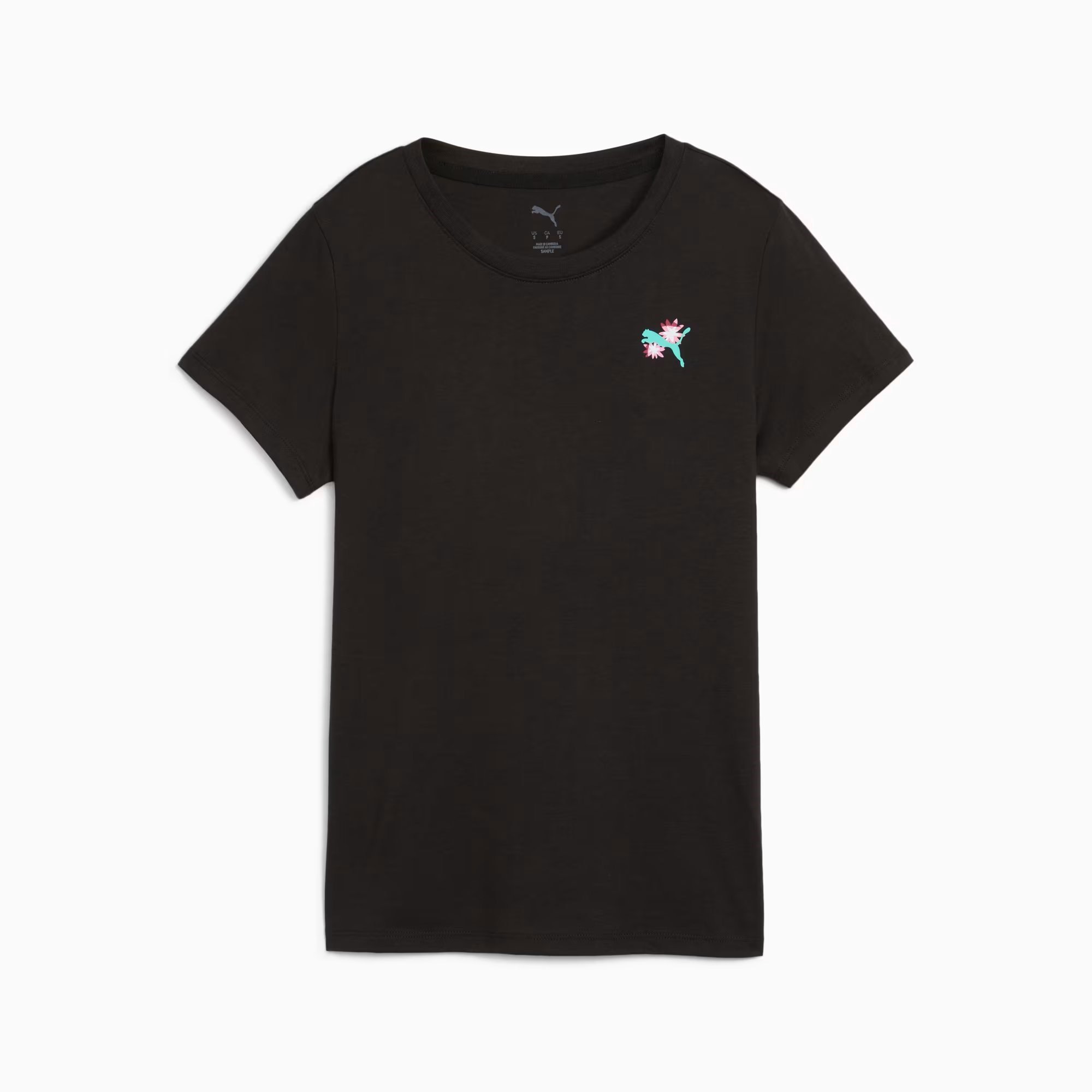 Puma GRAPHICS TRAIN CONCEPT TEE W Siyah Kadın T-Shirt