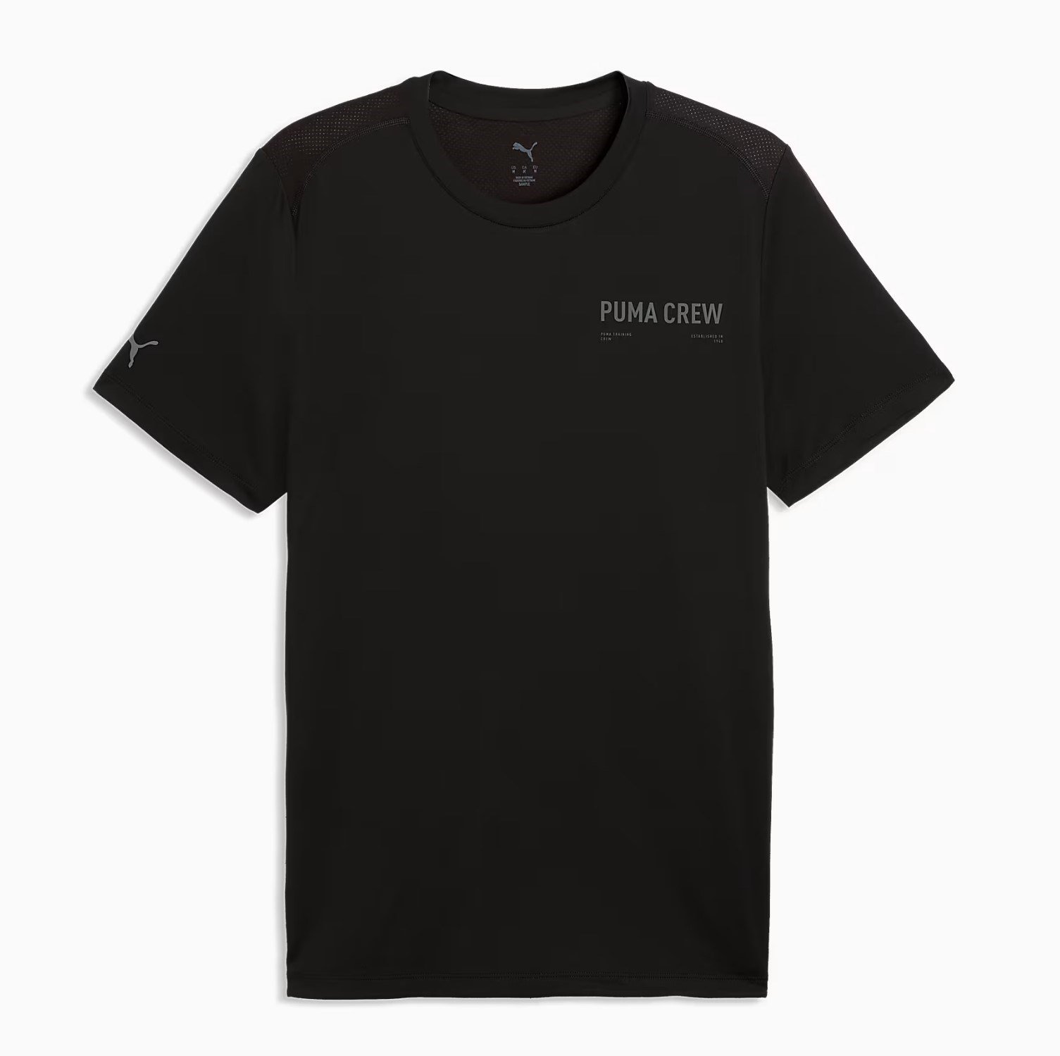 Puma M CLOUDSPUN BRANDED TEE Siyah Erkek T-Shirt