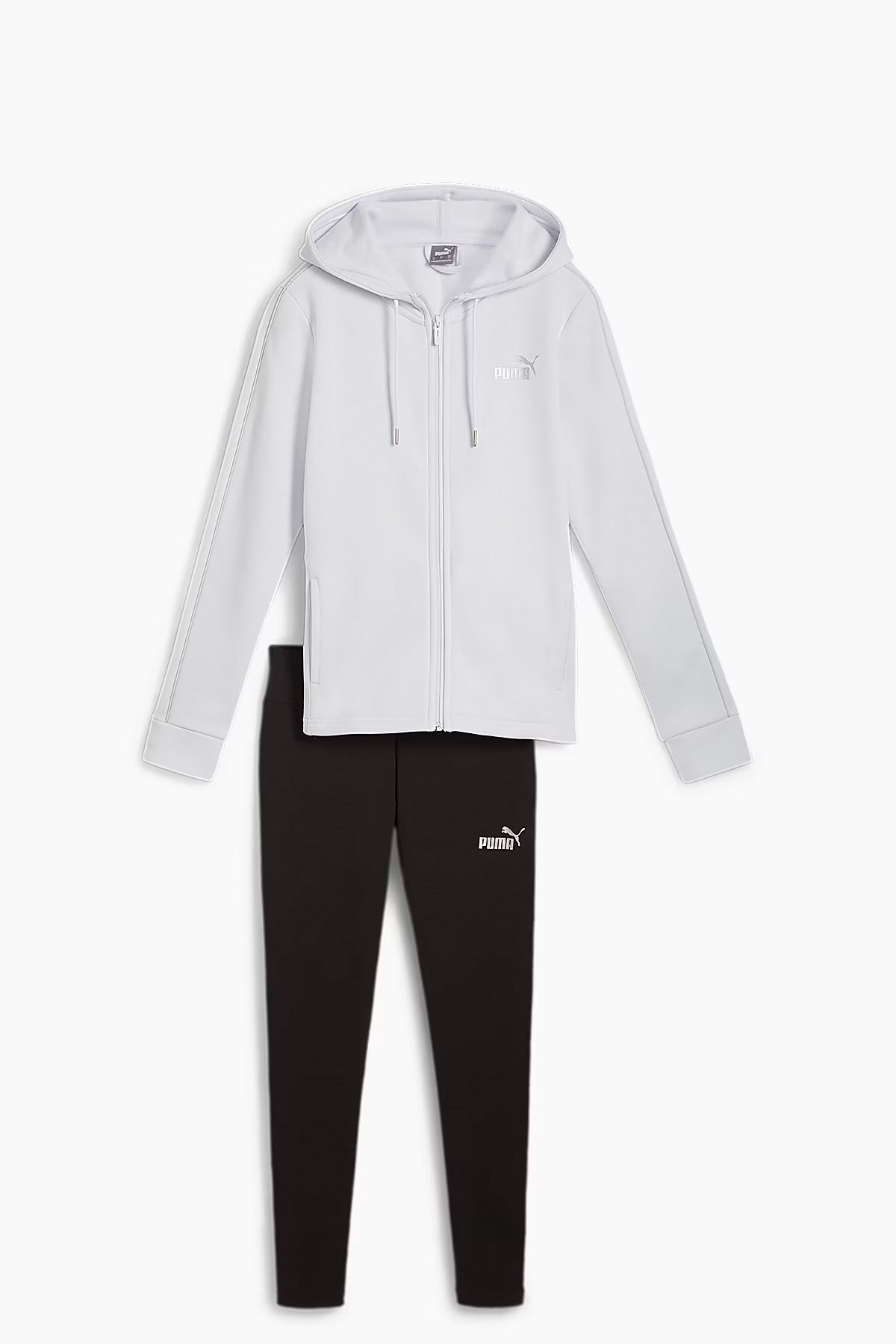 Puma Metallic Tracksuit FL Beyaz Kadın Eşofman Takımı