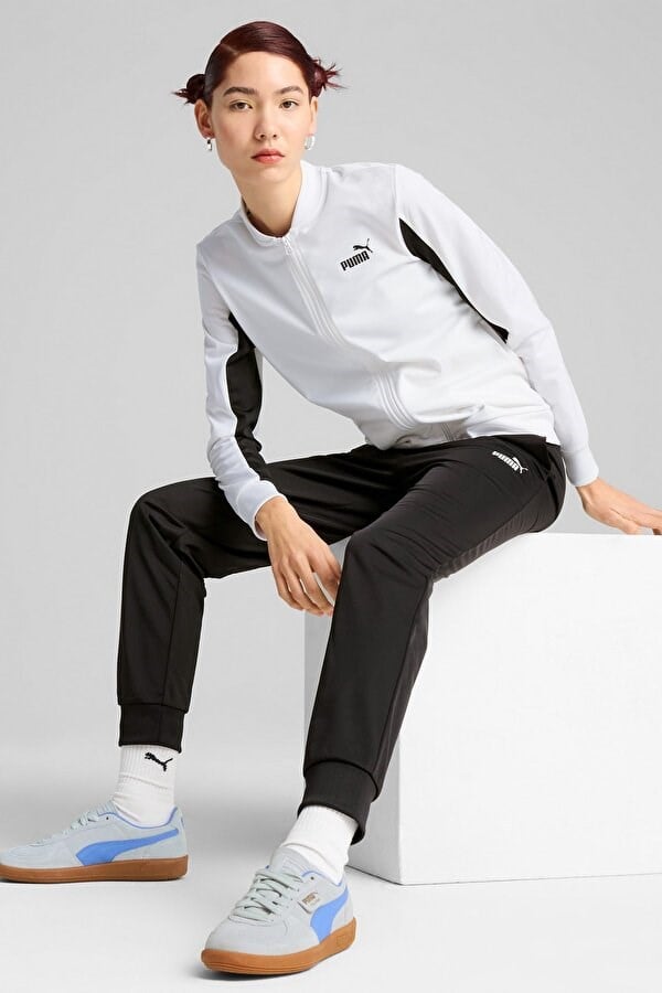 Puma Poly Baseball Suit Beyaz Kadın Eşofman Takımı