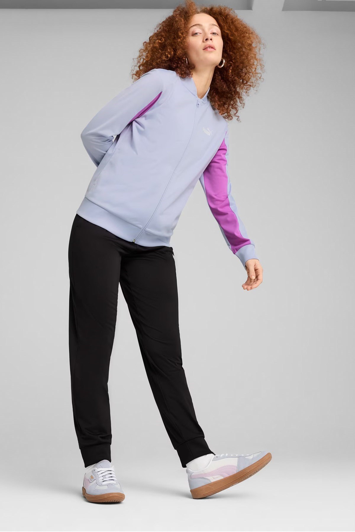 Puma Poly Baseball Suit Gri Kadın Eşofman Takımı