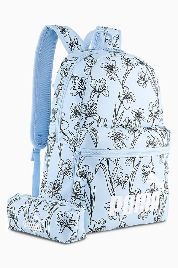 Puma PUMA PHASE AOP Backpack Set Mavi Unisex Spor Çanta