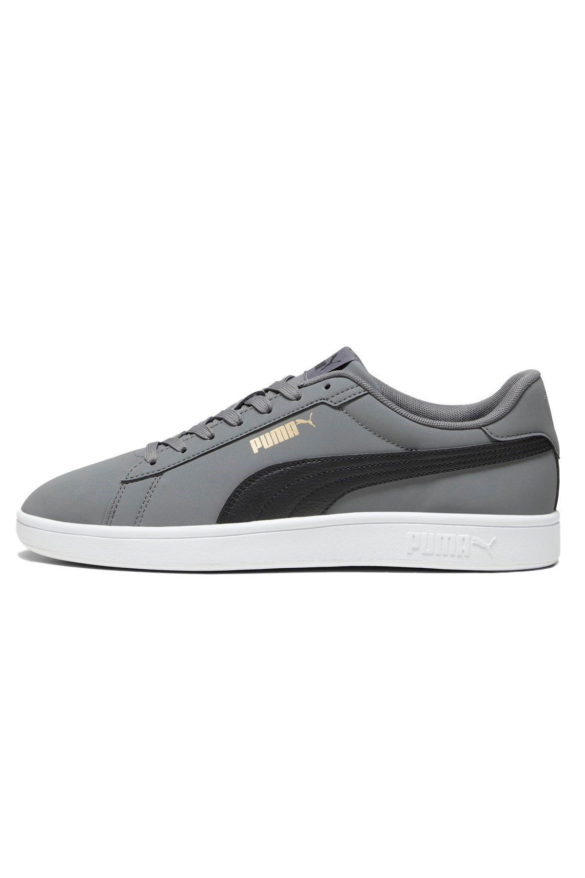 Puma Puma Smash 3.0 Buck Gri Erkek Günlük Spor Ayakkabı