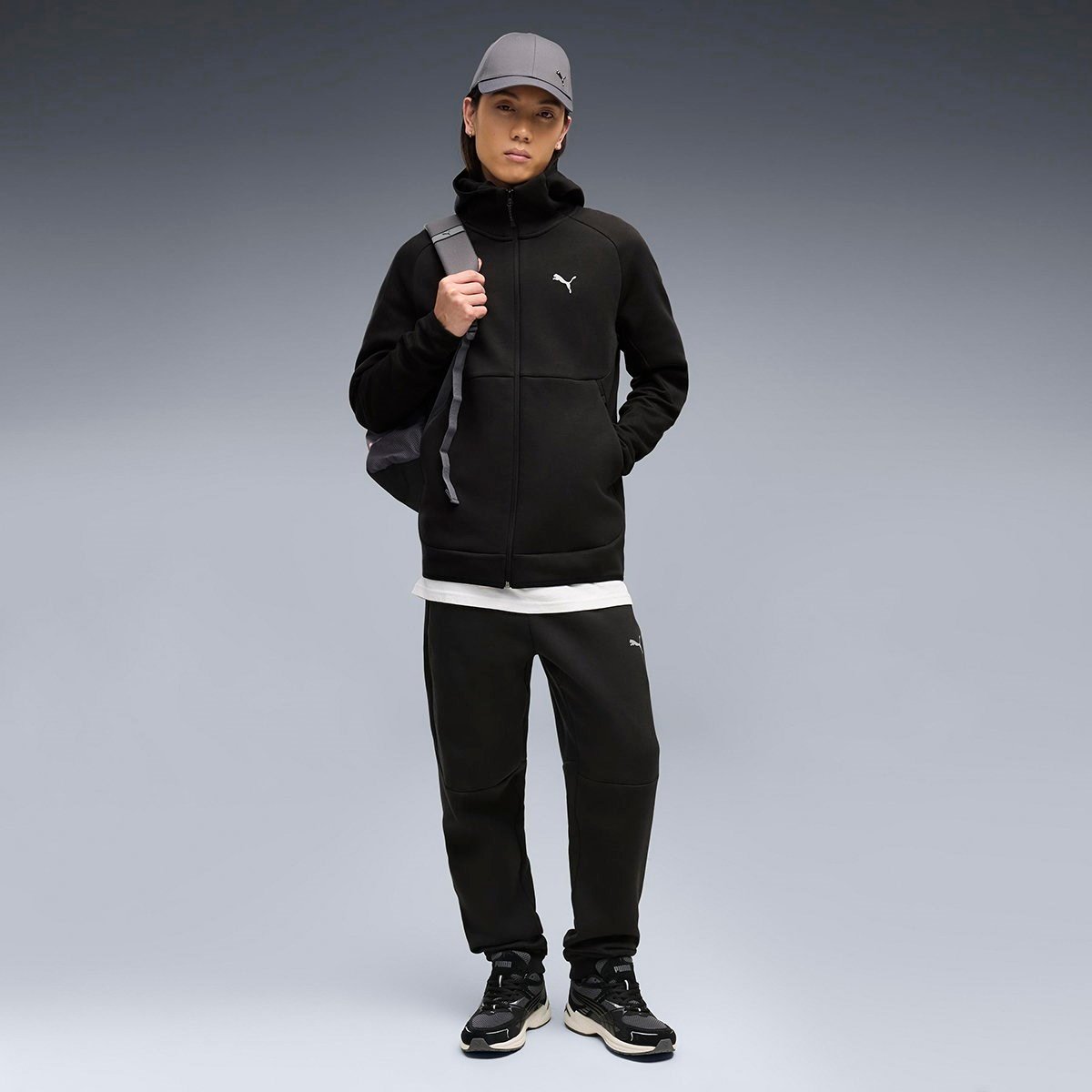 Puma PUMATECH Pants Siyah Erkek Eşofman Alt