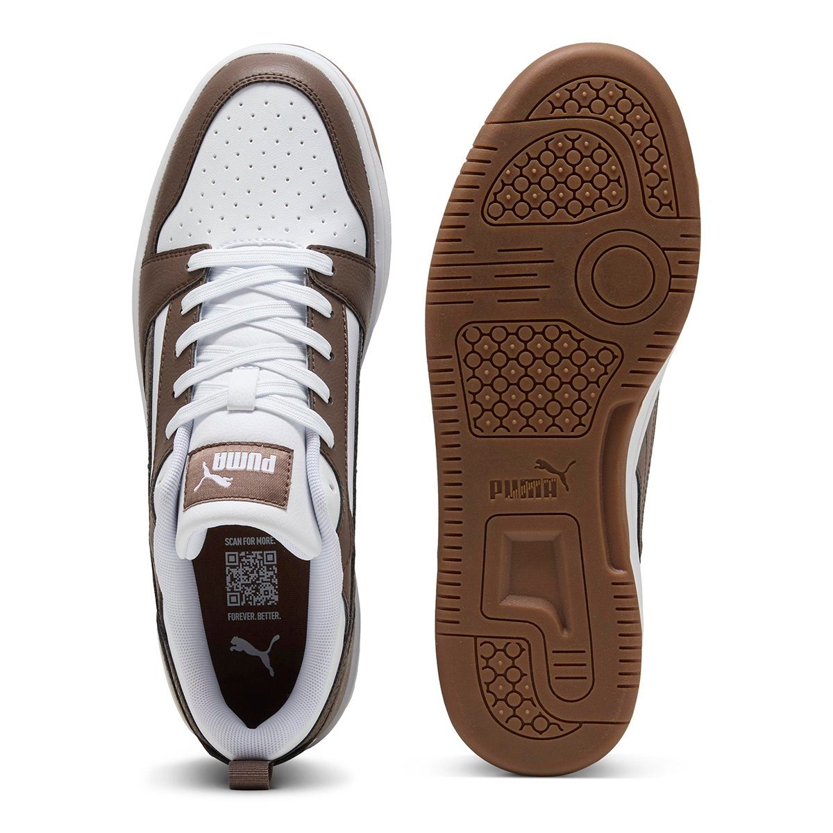 Puma Rebound V6 Low TDP Kahverengi Erkek Günlük Spor Ayakkabı
