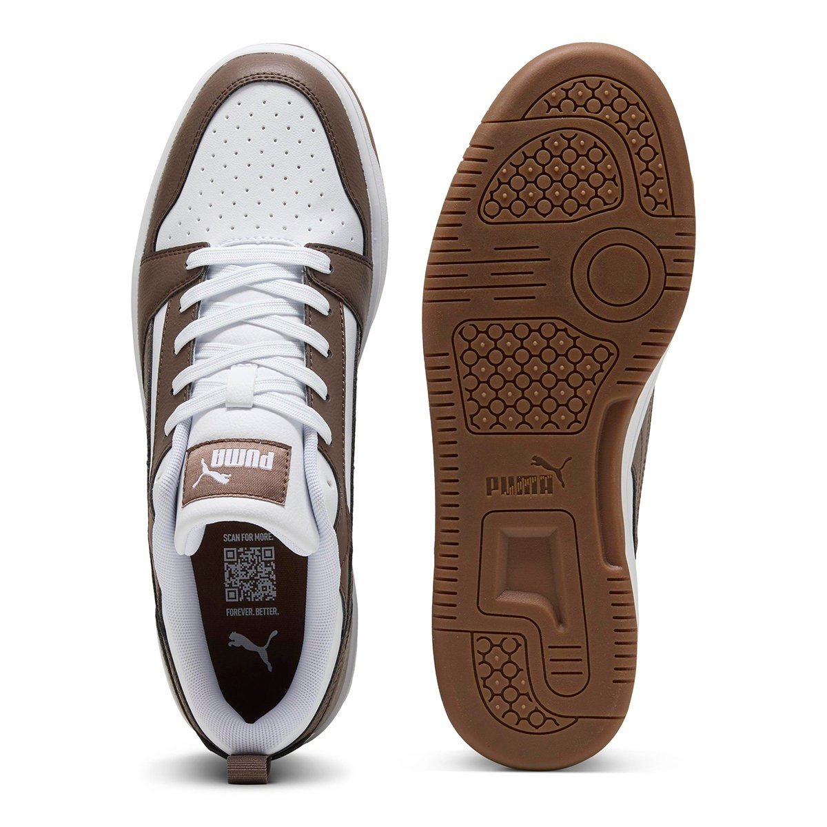 Puma Rebound V6 Low TDP Kahverengi Erkek Günlük Spor Ayakkabı