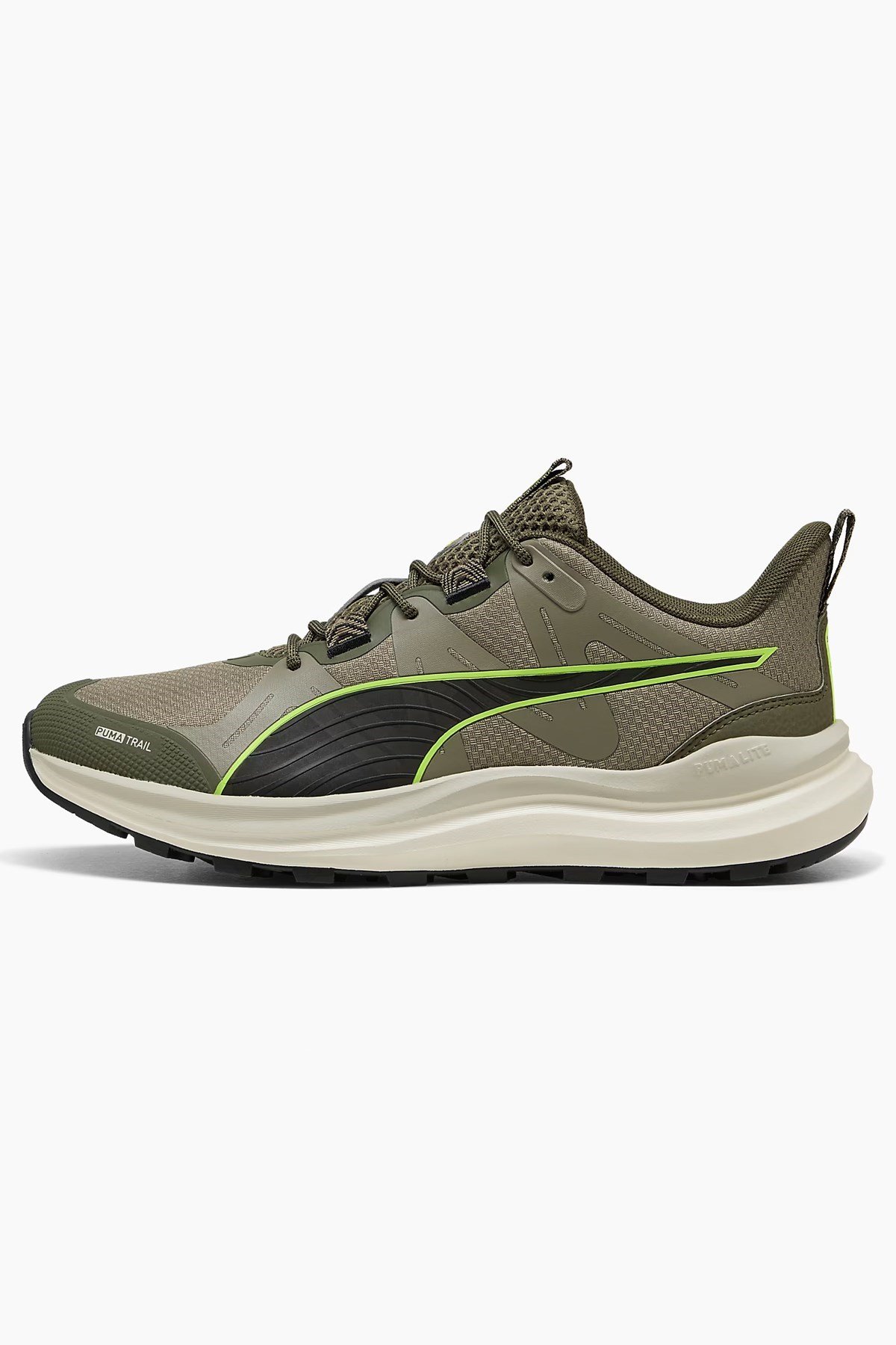 Puma Reflect Lite Trail Yeşil Erkek Koşu Ayakkabısı