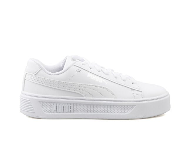 Puma Smash Platform v3 Beyaz Kadın Günlük Spor Ayakkabı