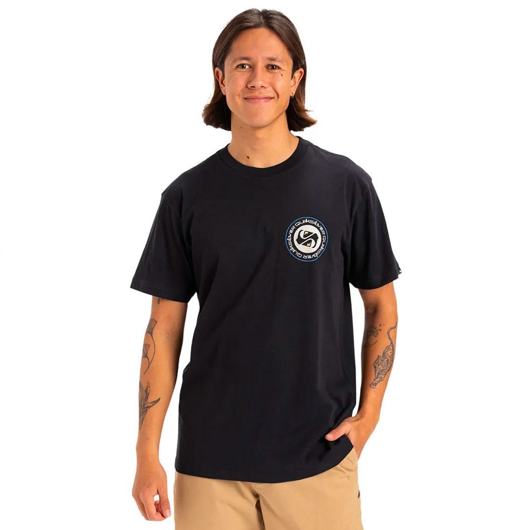 Quiksilver CIRCLE BACK SS Siyah Erkek T-Shirt