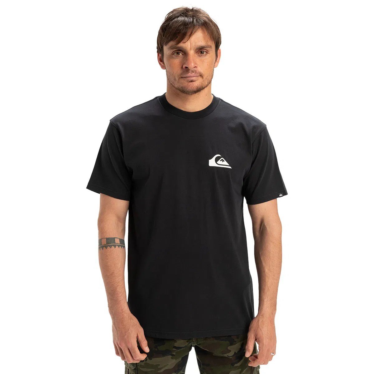 Quiksilver EV MINI LOGO SS Siyah Erkek T-Shirt