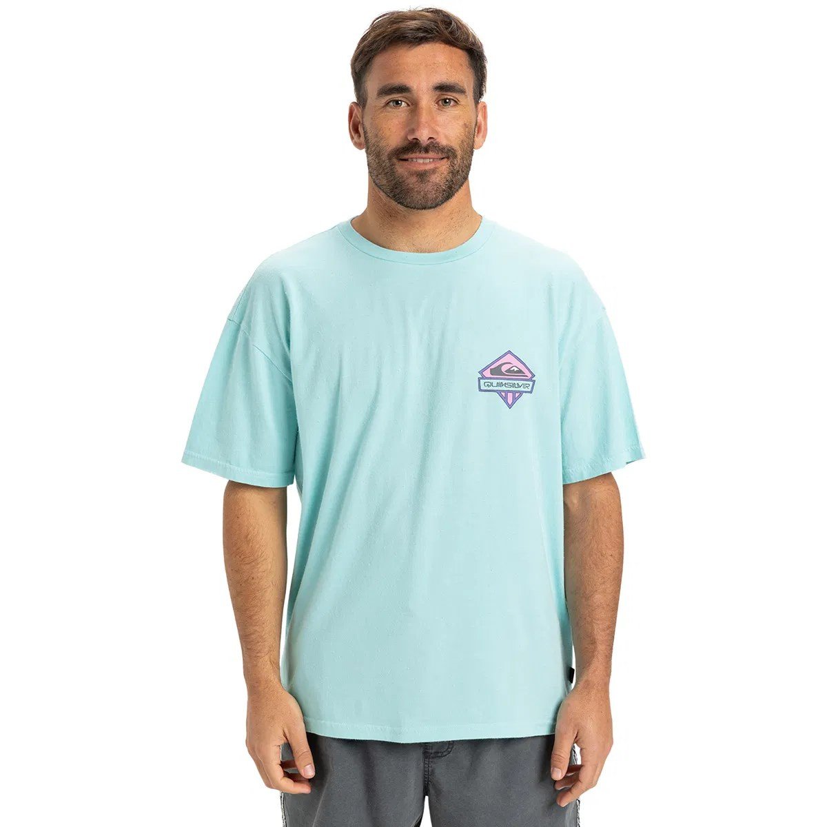 Quiksilver GH QS CRYSTAL JET SS Turkuaz Erkek T-Shirt