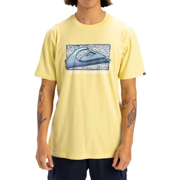Quiksilver RETRO FADE SS Sarı Erkek T-Shirt