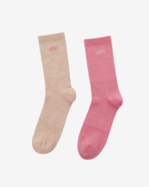 Skechers 3'lü Paket Essential Bilekli Çorap Pembe Kadın Çorap