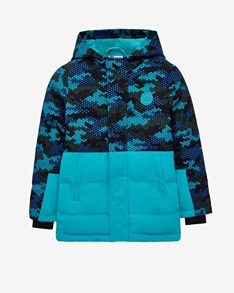 Skechers B Puffer Jacket Turkuaz Erkek Çocuk Ceket