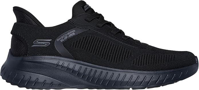 Skechers BOBS SQUAD CHAOS SOLID STEP Siyah Erkek Günlük Spor Ayakkabı