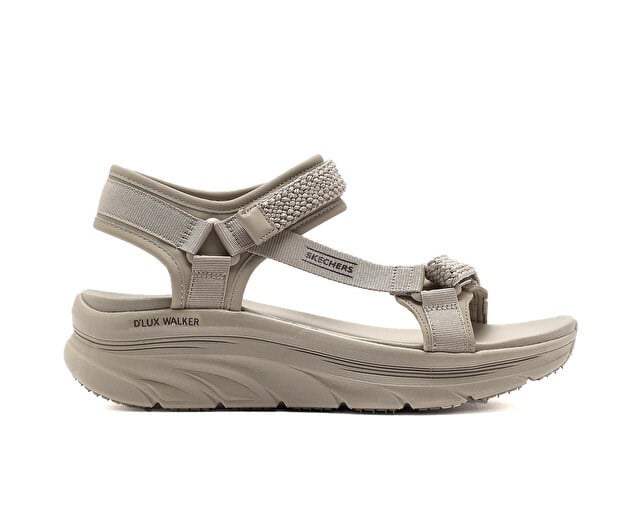 Skechers D'LUX WALKER - PRETTY FIELD Bej Kadın Sandalet