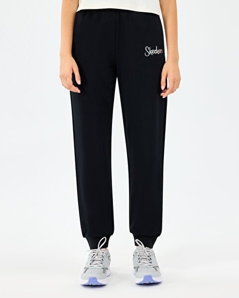 Skechers G Lw Fleece Sweatpant Siyah Kız Çocuk Eşofman Alt