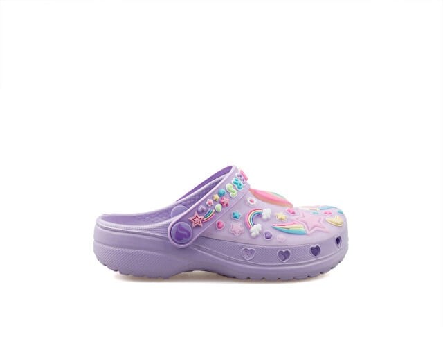 Skechers HEART CHARMER - GİRLY LAND Lila Kız Çocuk Sandalet